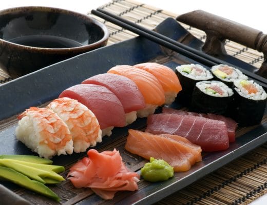 Problemi salute con sushi di bassa qualità