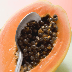 togliere semi dalla papaya