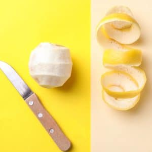sbucciare limone